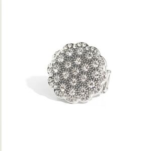 Blingy Bouquet White Ring